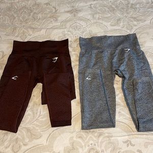 2x GymShark vital seemless leggings